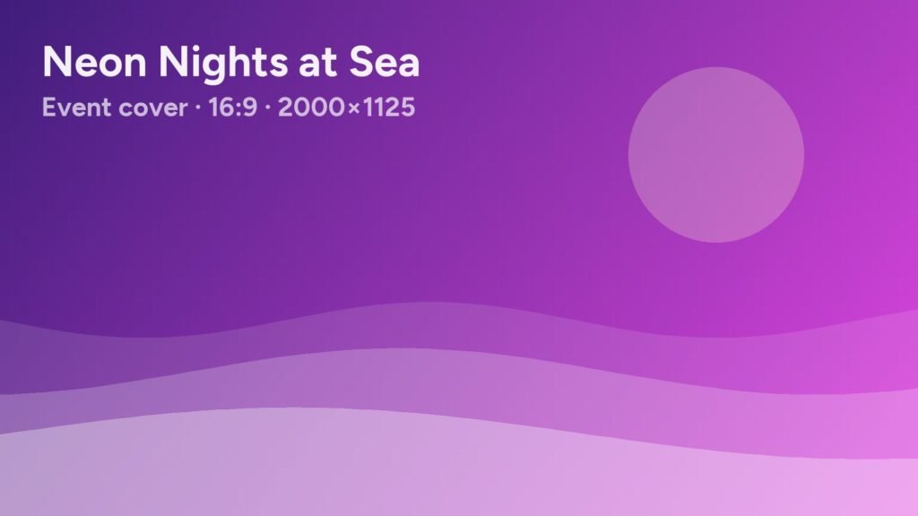 Placeholder cover image for Neon Nights at Sea