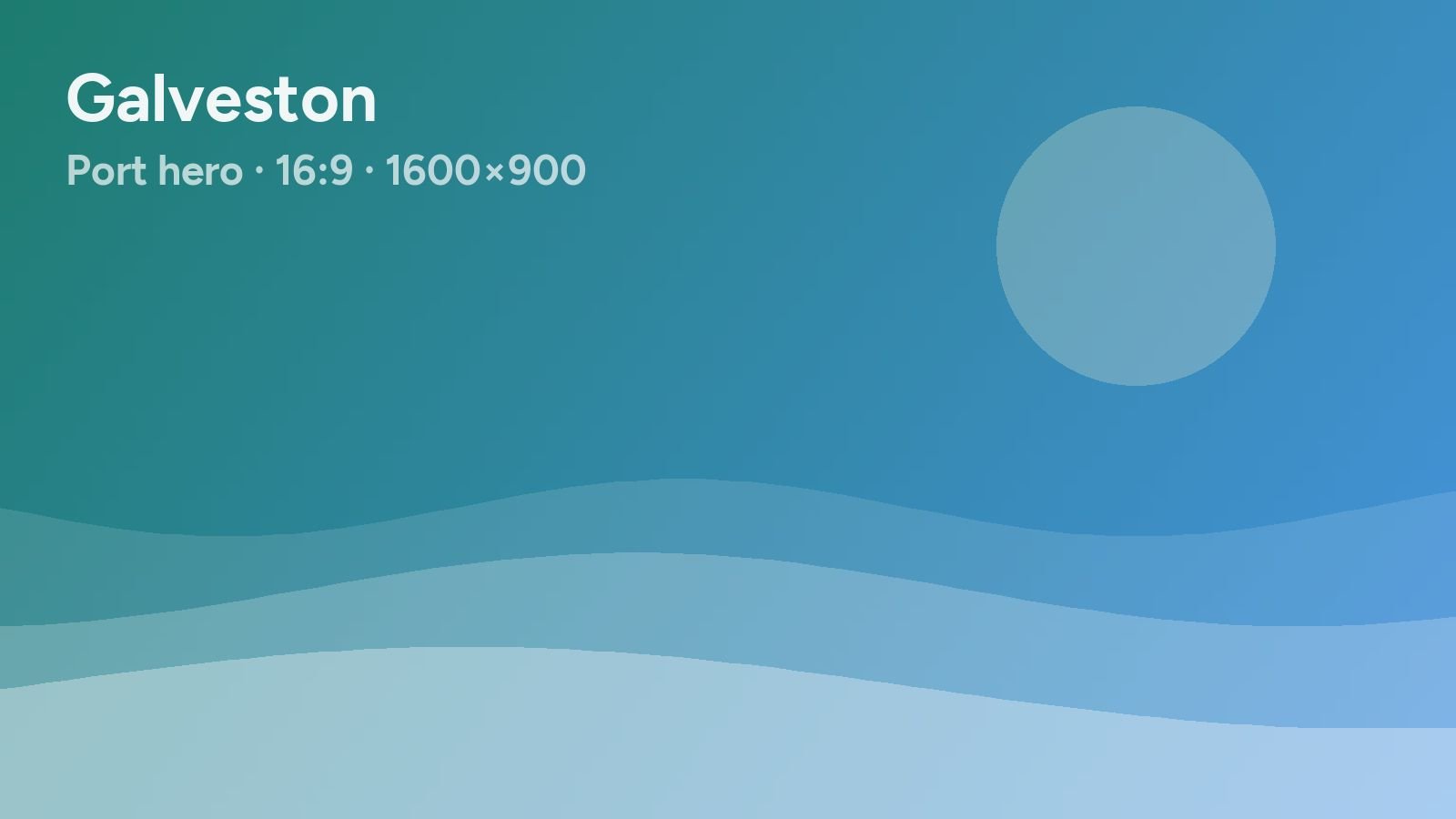 Placeholder image for the port of Galveston